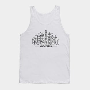 Antwerpen line art Tank Top